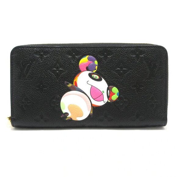Auth LOUIS VUITTON LV x TM Zippy Wallet M14160 Noir Monogram Panda - Long Wallet - Picture 1 of 12